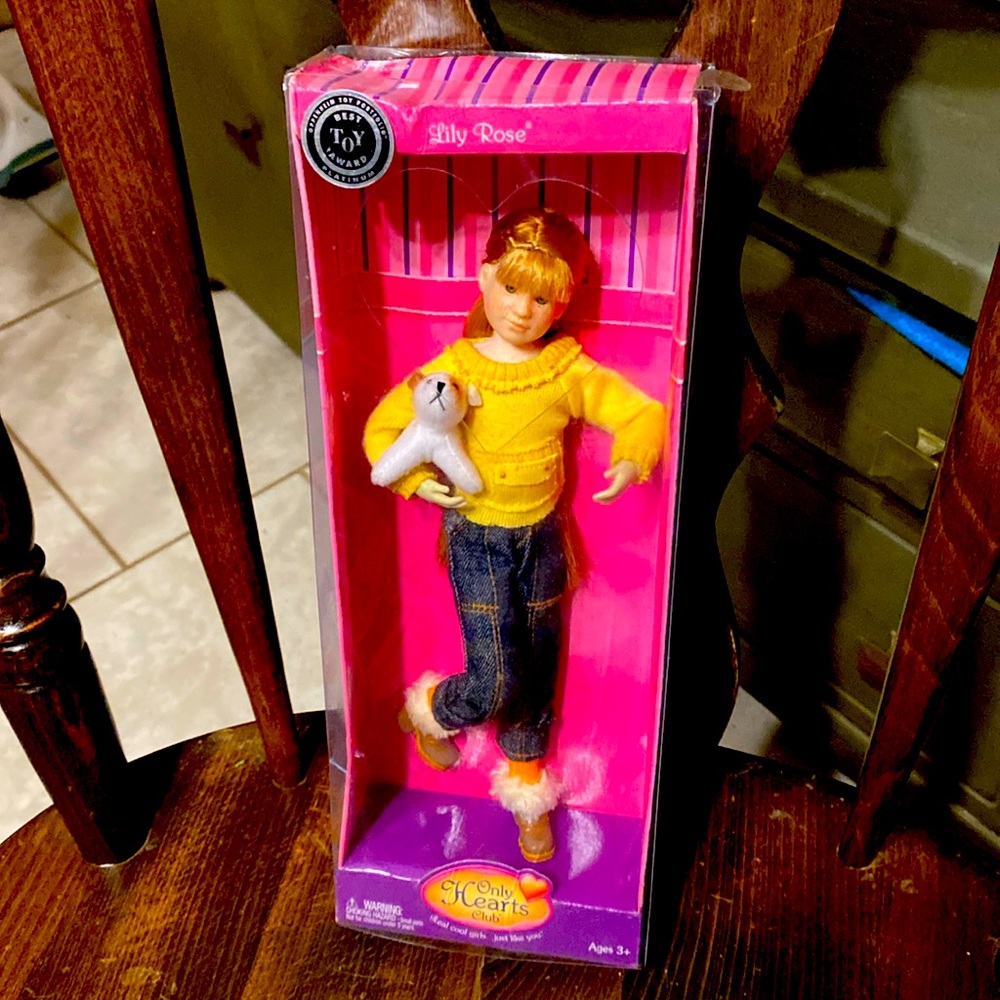 ONLY HEARTS CLUB DOLL-  LILY ROSE w/ DOG-  NIB. 2004
